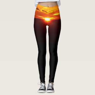 Leggings Coucher de soleil intense