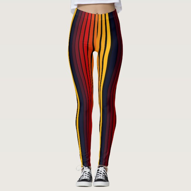 Leggings Coucher du soleil (Devant)