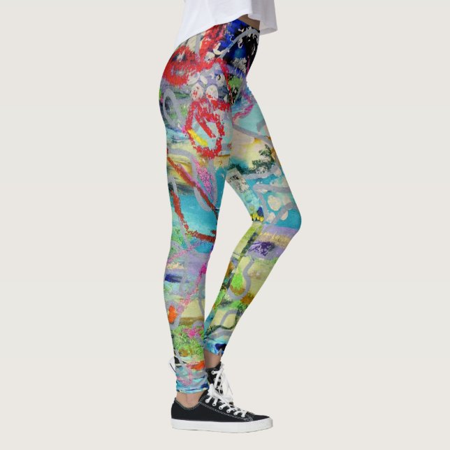Leggings Couches chaudes par Sangria de l'Art de Lydia (Droite)