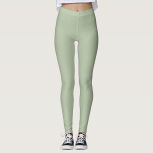 Leggings Couleur claire et verte