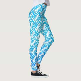 Leggings Couleur de la piscine Cool "Swim Life"