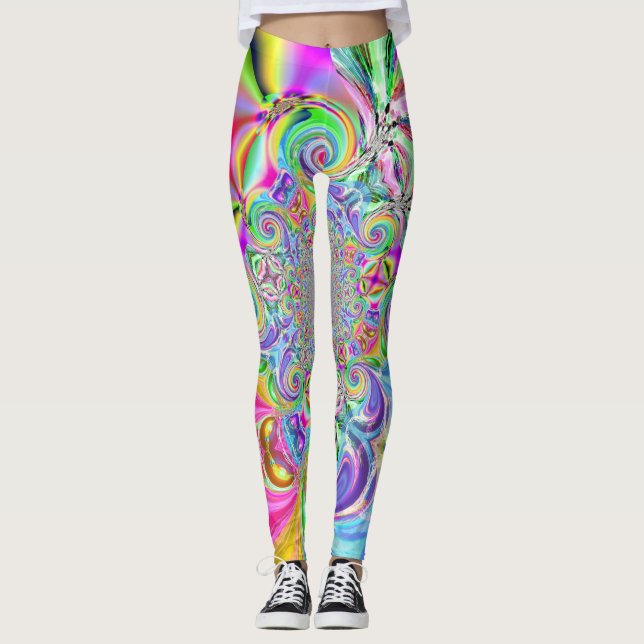 Leggings couleur fou (Devant)