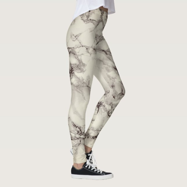 Leggings couleur ivoire en pierre de marbre (Droite)