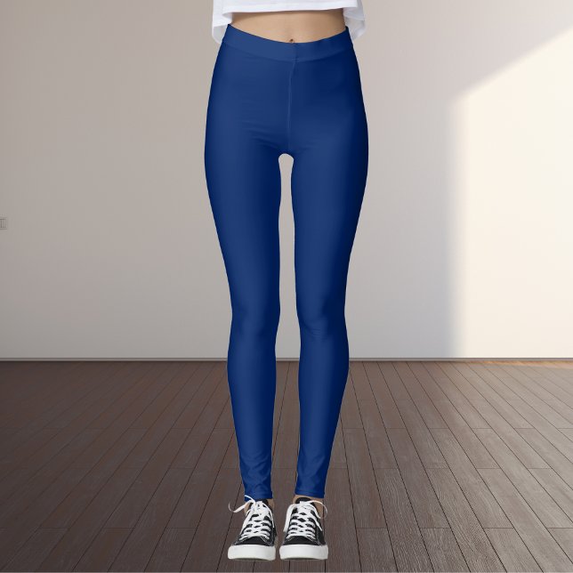 Leggings Couleur solide bleue royale (Créateur téléchargé)