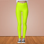 Leggings Couleur solide de chaux électrique<br><div class="desc">Couleur solide de chaux électrique</div>
