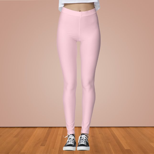 Leggings Couleur solide rose millénaire (Créateur téléchargé)