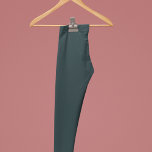 Leggings Couleur uni en métal<br><div class="desc">Ces legging de Gunmetal ajouteront une touche de sophistication à toute tenue. Avec leur design minimaliste,  ils sont le choix idéal pour différentes occasions. #2C3E41</div>
