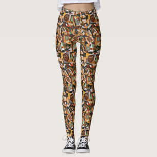 Leggings Couleur vintage et folle