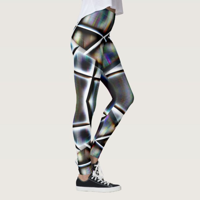 Leggings Couleur virtuelle dans les formes droites encadrée (Droite)