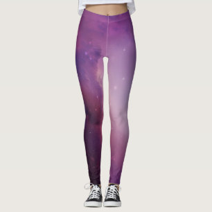 Leggings Couleurs cosmiques mignonnes Stars Galaxy Motif Fe