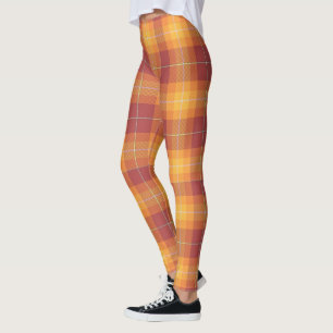 Leggings Couleurs d'automne Conception de mixage orange
