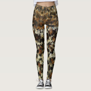 Leggings Couleurs d'automne Funny Mosaic Motif