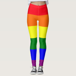 Leggings Couleurs de couleur Motif