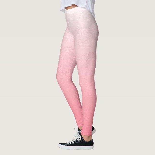 Leggings Couleurs de dégradé du rouge au blanc (Gauche)