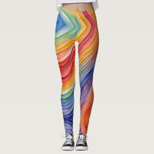 Leggings Couleurs de l'arc-en-ciel