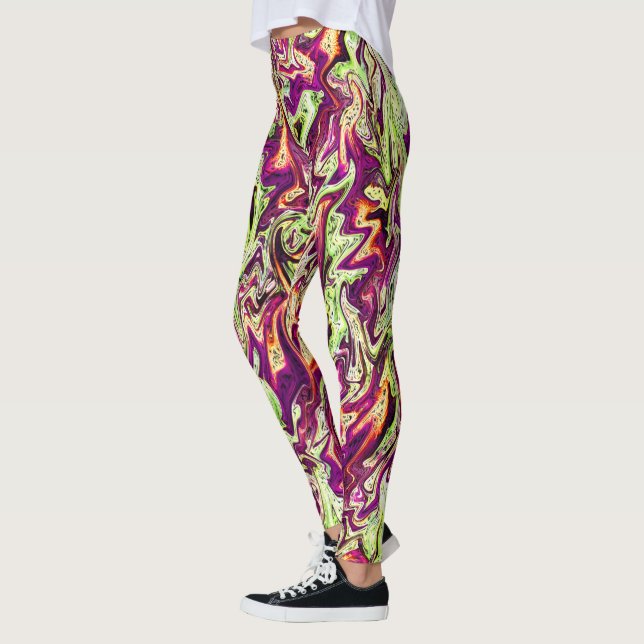 Leggings Couleurs de l'automne coulantes... (Gauche)