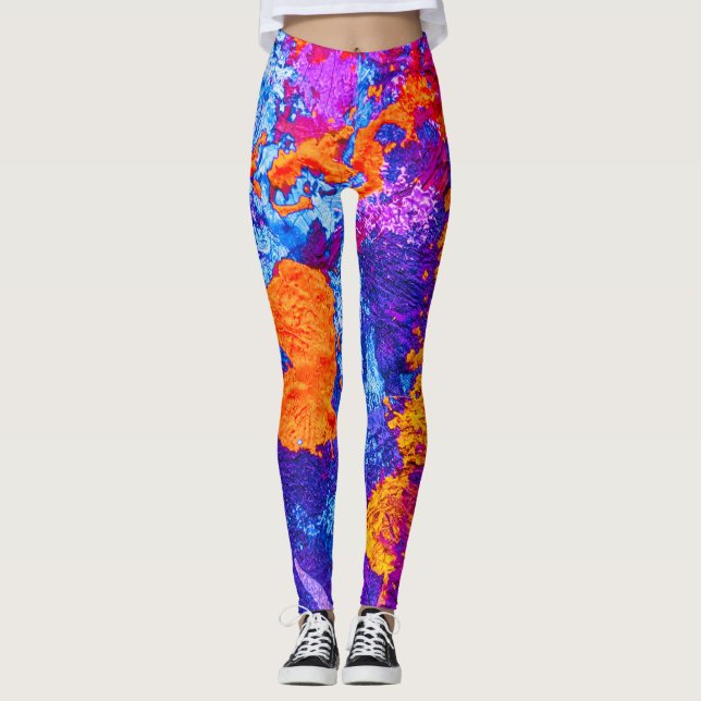 Leggings Couleurs de projection (Devant)