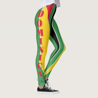 Leggings couleurs de style classique de la Dominique