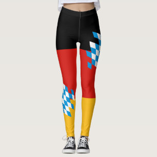 Leggings COULEURS DU DRAPEAU ALLEMAND DE BAVIÈRE + vos idée