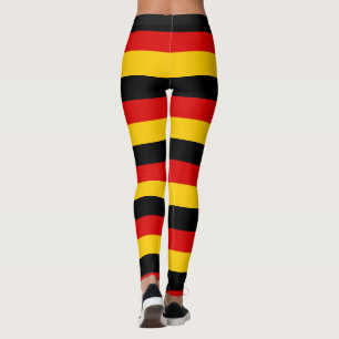 Leggings Couleurs du drapeau allemand Noir Rouge Or