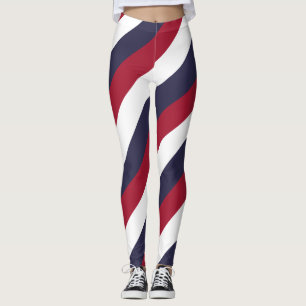 Leggings Couleurs du drapeau national de la Thaïlande diago