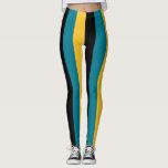 Leggings Couleurs du drapeau national des Bahamas triées ve<br><div class="desc">Bahamas National Flag Colors Vertical Striped Leggings dans les couleurs du drapeau des Bahamas avec un motif vertical asymétrique rayé multi-bordé occupé imprimé sur les leggings. La taille des bandes est facilement réglable à votre goût grâce à l'option "Edit Design". Les leggings bahaméens sont le grand compagnon du jog matinal...</div>