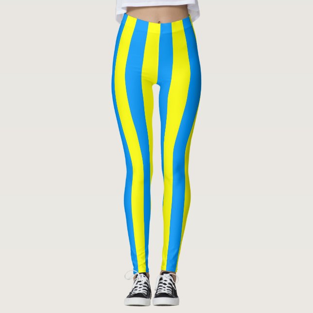 Leggings Couleurs du drapeau national des Palaos (Devant)