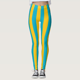 Leggings Couleurs du drapeau national du Kazakhstan triées