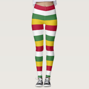 Leggings Couleurs du drapeau national du Suriname Horizonta