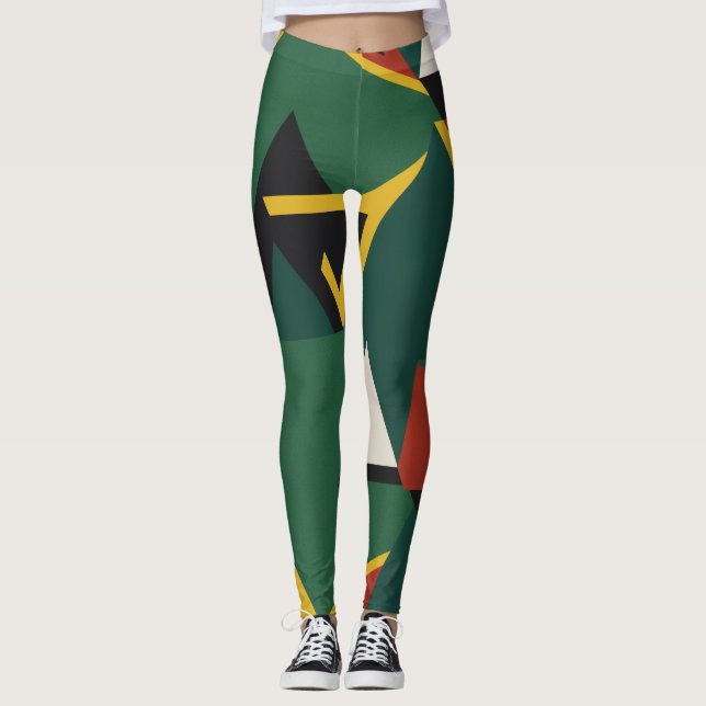 Leggings Couleurs du Zimbabwe (Devant)