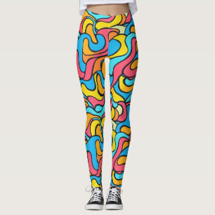 Leggings Couleurs funky Abstrait