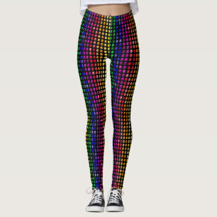 Leggings Couleurs Motif Fierté des clous métalliques