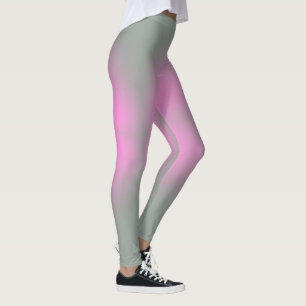 Leggings Couleurs pastel Vibes positives Gris clair rose