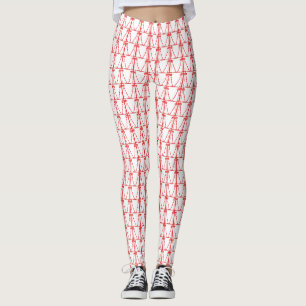 Leggings Coupe Jamais, Cocotiers Silhouette Noël