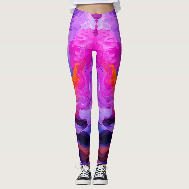Leggings "Courants éthérés" (Devant)