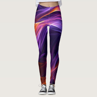 Leggings Courbes Abstraites