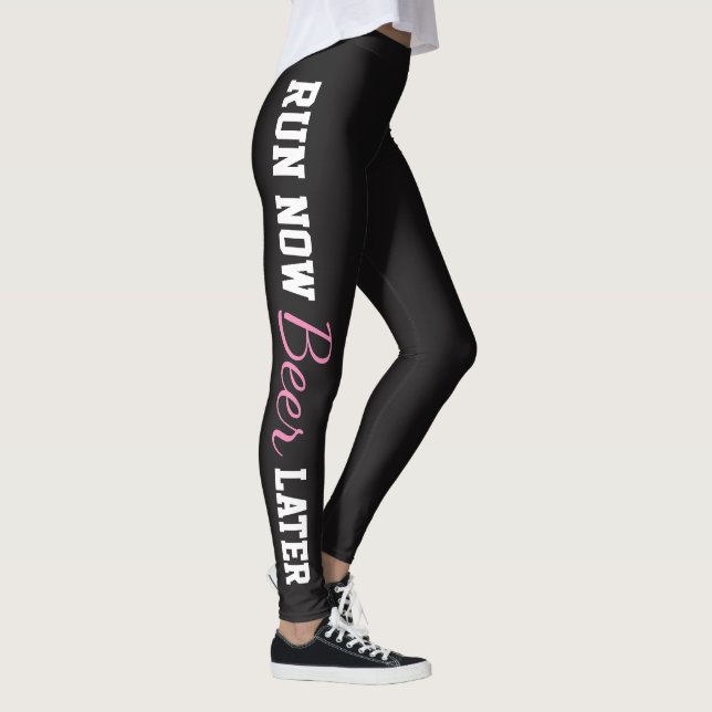 Leggings Courir maintenant, bière plus tard (Droite)