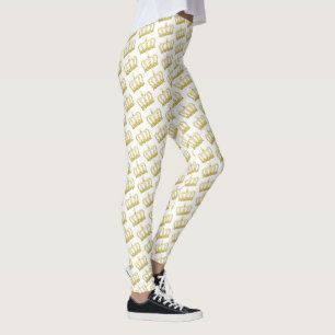 Leggings Couronne d'or - luxe royal
