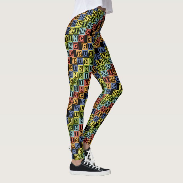 Leggings Courrier multicolore cool sport (Droite)