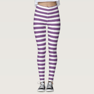 Leggings Coutume toutes guêtres rayées de couleur et