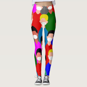 Leggings covid19 coronavirus hommes