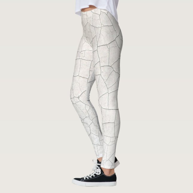 Leggings crack blanc (Gauche)
