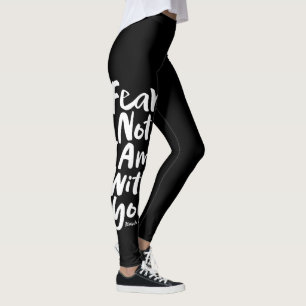 Leggings CRAINTE NON, je suis avec toi Croix religieuse Die