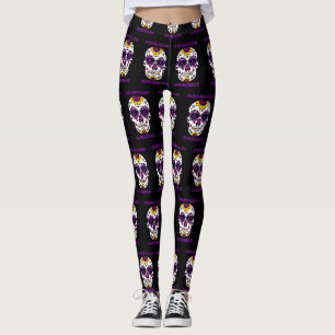 Leggings Crâne de sucre/sensibilisation...Fibro