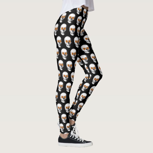 Leggings Crâne Demon Eyed (Droite)