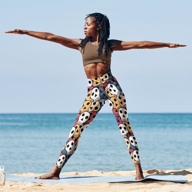 Leggings crâne d'halloween (Créateur téléchargé)