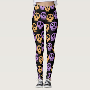 Leggings Crânes d'Halloween