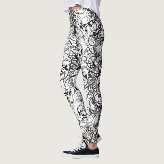 Leggings Crânes d'Imaginaire (Gauche)