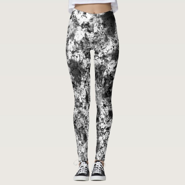 Leggings Crânes Grunge/Leggings (Devant)