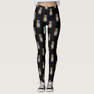 Leggings Crayon arc-en-ciel
